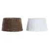 Christmas tree skirt DKD Home Decor wicker (39 x 39 x 22 cm) (2 Units)