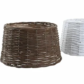 Christmas tree skirt DKD Home Decor wicker (39 x 39 x 22 cm) (2 Units)
