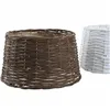 Christmas tree skirt DKD Home Decor wicker (39 x 39 x 22 cm) (2 Units)