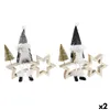 Christmas star DKD Home Decor Polyester MDF Star (2 Units) (18 x 6 x 19 cm)