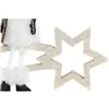 Christmas star DKD Home Decor Polyester MDF Star (2 Units) (18 x 6 x 19 cm)