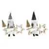 Christmas star DKD Home Decor Polyester MDF Star (2 Units) (18 x 6 x 19 cm)