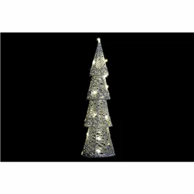 Lighting decoration DKD Home Decor Christmas Champagne Tree White (14 x 14 x 50 cm) (2 Units)