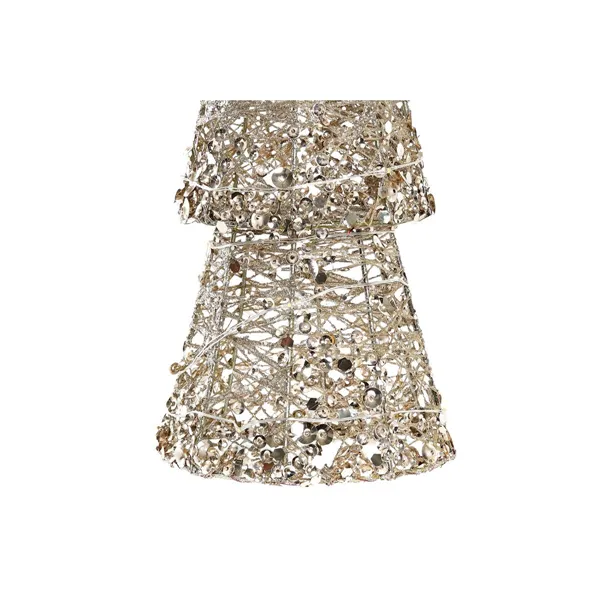 Lighting decoration DKD Home Decor Christmas Champagne Tree White (14 x 14 x 50 cm) (2 Units)