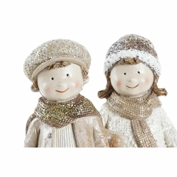 Christmas bauble DKD Home Decor Resin Boys (6,5 x 5 x 14 cm) (2 Units)