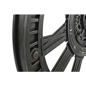 Wall Clock DKD Home Decor Gears Silver Iron 117 x 9,5 x 117 cm