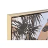 Canvas DKD Home Decor Palms Tropical 103 x 4,5 x 143 cm 104 x 4,5 x 143,5 cm (2 Units)