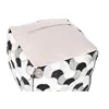Pouffe DKD Home Decor White Black 45 x 45 x 40 cm