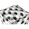 Pouffe DKD Home Decor White Black 45 x 45 x 40 cm