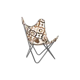 Armchair DKD Home Decor Brown White Iron 70 x 70 x 90 cm
