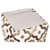Pouffe DKD Home Decor White Brown 45 x 45 x 40 cm