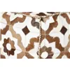 Pouffe DKD Home Decor White Brown 45 x 45 x 40 cm