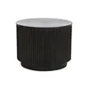 Centre Table DKD Home Decor Black 61 x 61 x 47,5 cm Metal Marble