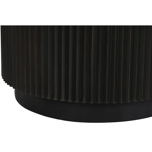Centre Table DKD Home Decor Black 61 x 61 x 47,5 cm Metal Marble