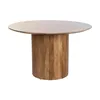 Dining Table DKD Home Decor Natural Mango wood 120 x 120 x 76 cm