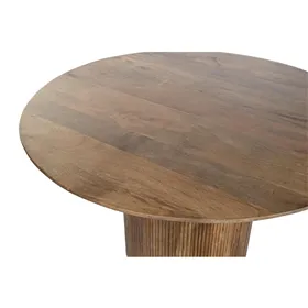 Dining Table DKD Home Decor Natural Mango wood 120 x 120 x 76 cm