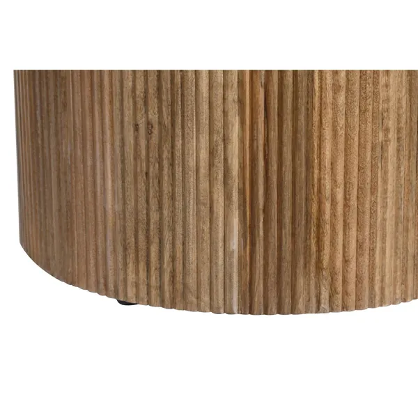 Dining Table DKD Home Decor Natural Mango wood 120 x 120 x 76 cm