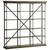 Shelves DKD Home Decor Sheesham Brown Dark brown Light grey Wood Metal 213 x 43 x 220 cm