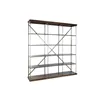 Shelves DKD Home Decor Sheesham Brown Dark brown Light grey Wood Metal 213 x 43 x 220 cm
