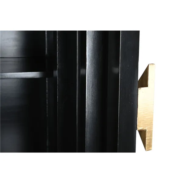 Cupboard DKD Home Decor Black White Bone Resin MDF Wood (75 x 40 x 180 cm)