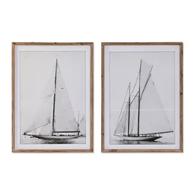 Painting DKD Home Decor Crystal Fir 60 x 2.5 x 80 cm 60 x 2,5 x 80 cm (2 Units)