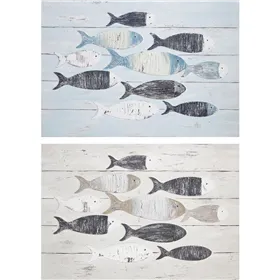 Canvas DKD Home Decor Spirals Mediterranean (90 x 2 x 60 cm) (2 Units)