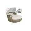Garden day bed DKD Home Decor White Aluminium Steel synthetic rattan 175 x 175 x 145 cm