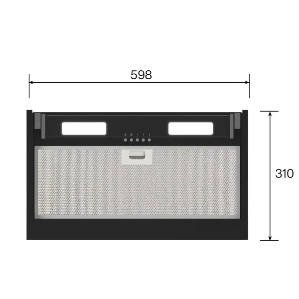 Köögiventilaator Teka ARMONIA60BK