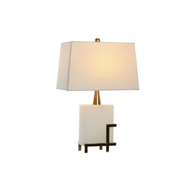 Desk lamp DKD Home Decor White Golden Metal 60 W 220 V 40 x 23 x 62 cm