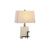 Desk lamp DKD Home Decor White Golden Metal 60 W 220 V 40 x 23 x 62 cm