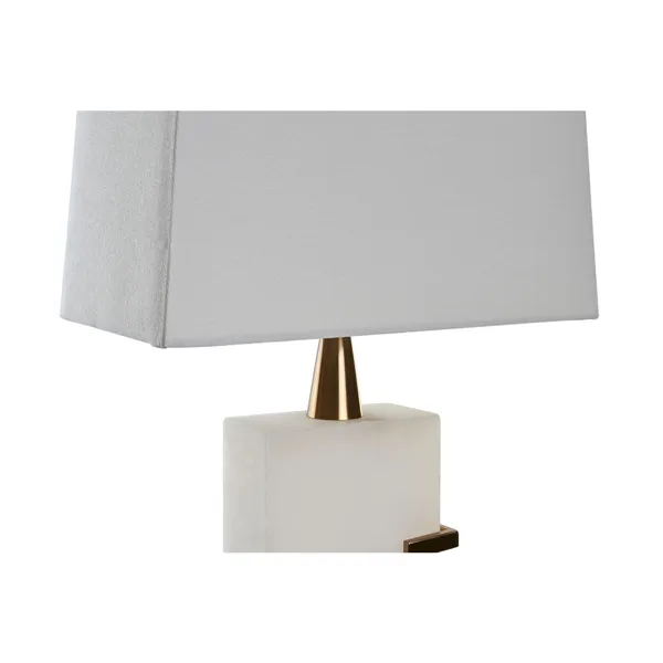 Desk lamp DKD Home Decor White Golden Metal 60 W 220 V 40 x 23 x 62 cm
