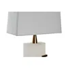 Desk lamp DKD Home Decor White Golden Metal 60 W 220 V 40 x 23 x 62 cm