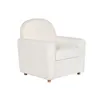 Armchair DKD Home Decor White Polyester Wood 79 x 72 x 86 cm