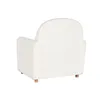 Armchair DKD Home Decor White Polyester Wood 79 x 72 x 86 cm