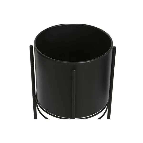 Set of Planters DKD Home Decor Black Metal 30 x 30 x 70 cm