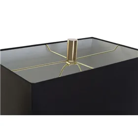 Desk lamp DKD Home Decor Black Golden Metal 60 W 240 V 38 x 23 x 78 cm
