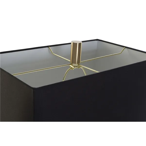 Desk lamp DKD Home Decor Black Golden Metal 60 W 240 V 38 x 23 x 78 cm