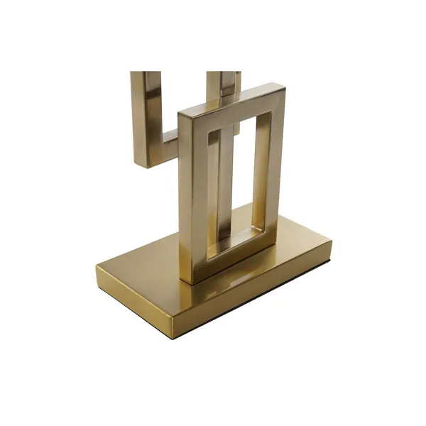 Desk lamp DKD Home Decor Black Golden Metal 60 W 240 V 38 x 23 x 78 cm