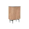 Sideboard DKD Home Decor Brown Black Natural Marble Acacia 85 x 45 x 130 cm
