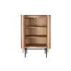 Sideboard DKD Home Decor Brown Black Natural Marble Acacia 85 x 45 x 130 cm