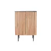 Sideboard DKD Home Decor Brown Black Natural Marble Acacia 85 x 45 x 130 cm