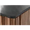 TV furniture DKD Home Decor Brown Black Natural Marble Acacia 145 x 45 x 60 cm