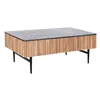 Centre Table DKD Home Decor Marble Acacia 115 x 65 x 45 cm