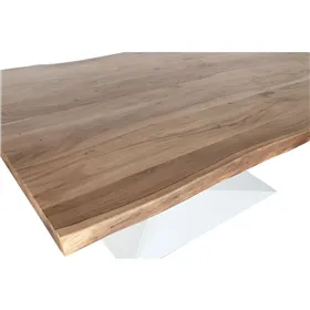 Dining Table DKD Home Decor Metal Acacia 200 x 100 x 76 cm