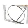 Bench DKD Home Decor Brown Beige Silver Camel Steel 122 x 41 x 44 cm
