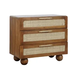 Chest of drawers DKD Home Decor Brown Acacia Modern 90 x 45 x 90 cm