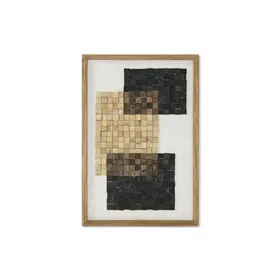 Painting DKD Home Decor Crystal Recycled Wood 42 x 4 x 62 cm
