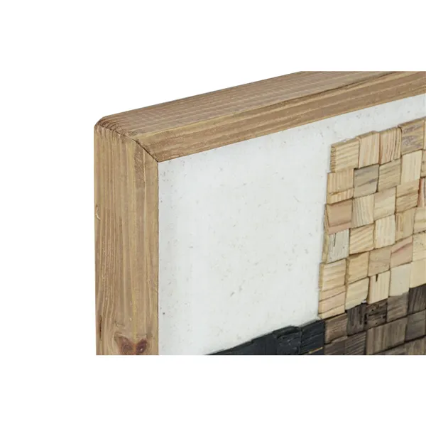 Painting DKD Home Decor Crystal Recycled Wood 42 x 4 x 62 cm