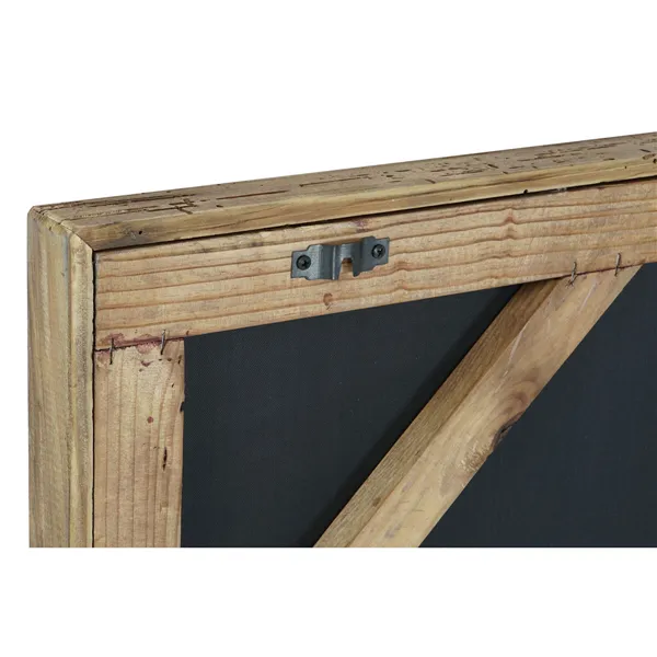 Painting DKD Home Decor Crystal Recycled Wood 82 x 4 x 122 cm