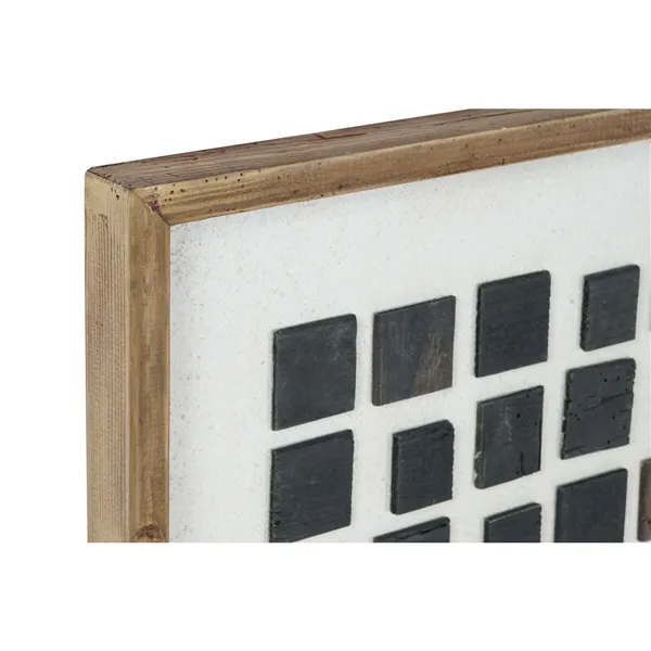 Painting DKD Home Decor Crystal Recycled Wood 82 x 4 x 122 cm